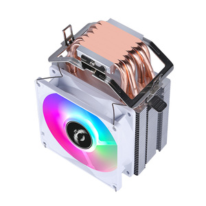 QiuzAim 6 Heat Pipe <span class=keywords><strong>CPU</strong></span> <span class=keywords><strong>Cooler</strong></span> Cobre 90mm Silencioso LED Ventilador de refrigeración de aire PC de escritorio Compatible 1150 1155 Placa base I5 1200 RGB - Product Image 3