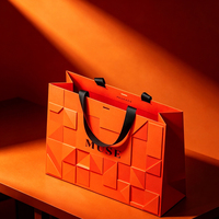 Sacs de courses en papier épais personnalisables, écologiques et luxueux, avec logo, estampage à chaud or/argent, UV Spot, taille personnalisable, cordon de serrage