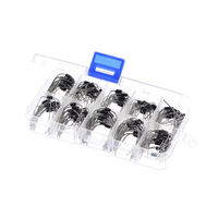 Nouveaux kits de diodes redresseuses de marque 1N4001-1N4007 & 1N5817-1N5819 - 200 pièces pour l'intelligence artificielle/l'apprentissage automatique