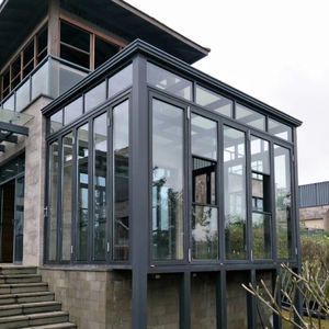 Villa Yuantai, <span class=keywords><strong>véranda</strong></span> inclinée en verre trempé double, maison de jardin, 4 saisons, imperméable, enclos de patio, <span class=keywords><strong>véranda</strong></span> automatique <span class=keywords><strong>pour</strong></span> hôtel - Product Image 4