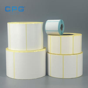 Échantillons Gratuits Écologiques 100x150mm 115gsm 4x6 Étiquette d'expédition Express pour Livraison de Marchandises Autocollant Thermique à Code-Barres - Product Image 1