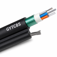 Kabel Udara Serat Optik GYTC8S Outdoor Loose Tube Stranded Figure 8 Self Supporting FTTH