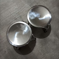 Kursi Bundar Stainless Steel Multi-Tinggi 30 45 47 cm untuk Penggunaan Kantin Sekolah dan Pabrik
