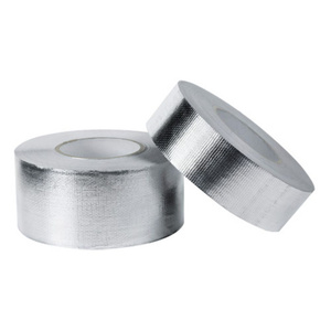 Ruban <span class=keywords><strong>de</strong></span> feuille d'aluminium en tissu <span class=keywords><strong>de</strong></span> fibre <span class=keywords><strong>de</strong></span> <span class=keywords><strong>verre</strong></span> avec caractéristiques <span class=keywords><strong>r</strong></span>ésistantes au feu et à l'eau pour l'isolation des systèmes HVAC - Product Image 3