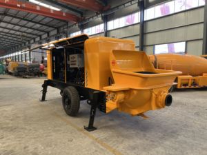 Promotion : Pompe à béton électrique Minle HBTS60 45-68m³/h 13MPa Portée 1200m 90kW Double <span class=keywords><strong>Kawasaki</strong></span> pour Méga-Infrastructures - Product Image 2