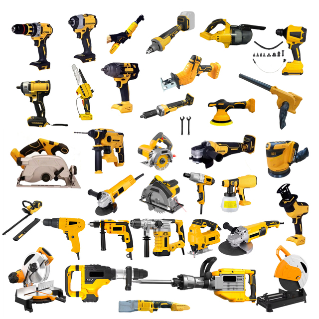 Quality Tools Lightweight Portable Wireless Electric Diy Power Screw Drivers Tools Set Cordless Impact 21V Power Drills