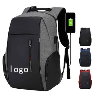 새로운 도착 고품질 맞춤형 로고 통기성 학교 가방 옥스포드 노트북 성인을위한 최고의 디자인 배낭 가방