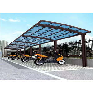 Amas Car Parking Shade insonorisé Abri de voiture simple Auvent extérieur en aluminium Carport pour la maison - Product Image 6