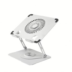 Nouveau support d'ordinateur portable de jeu RGB avec ventilateur de refroidissement magnétique, rotation à 360°, hauteur réglable ergonomique, support de téléphone ultra-fin pour 15-17 pouces - Product Image 3