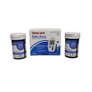 Prix des <span class=keywords><strong>bandelettes</strong></span> de <span class=keywords><strong>glucomètre</strong></span> en Inde Sinocare Safe Accu Sinocare - Product Image 6