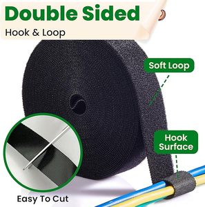 Tái Sử Dụng Trở Lại Trở Lại Biểu Tượng Tùy Chỉnh Móc Và Vòng Lặp Dây Đeo Nylon Tự Khóa Acccept Dính Trở Lại Băng - Product Image 4