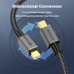2M Mini <span class=keywords><strong>DisplayPort</strong></span> 2,1 <span class=keywords><strong>Cable</strong></span> <span class=keywords><strong>macho</strong></span> a <span class=keywords><strong>macho</strong></span> 16K 60Hz 8K 60Hz Resolución para conectar computadoras portátiles Monitores Soporta 4K 8K - Product Image 5