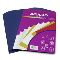 Premium 8.5x11 pouces papier autocopiant couleur bleue 100 ensembles/rame pour copie claire