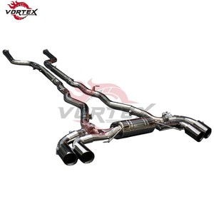 Échappement Catback VORTEX SUS304 Valvetronic pour BMW M8 F91/F92/F93 4.4T 2020-2025 Silencieux sport Fixation directe - Product Image 2