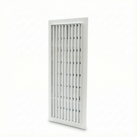 Diffuseur d'air linéaire en PVC pour plaque de plâtre, pré-encastré, dissimulé, pour ventilation CVC