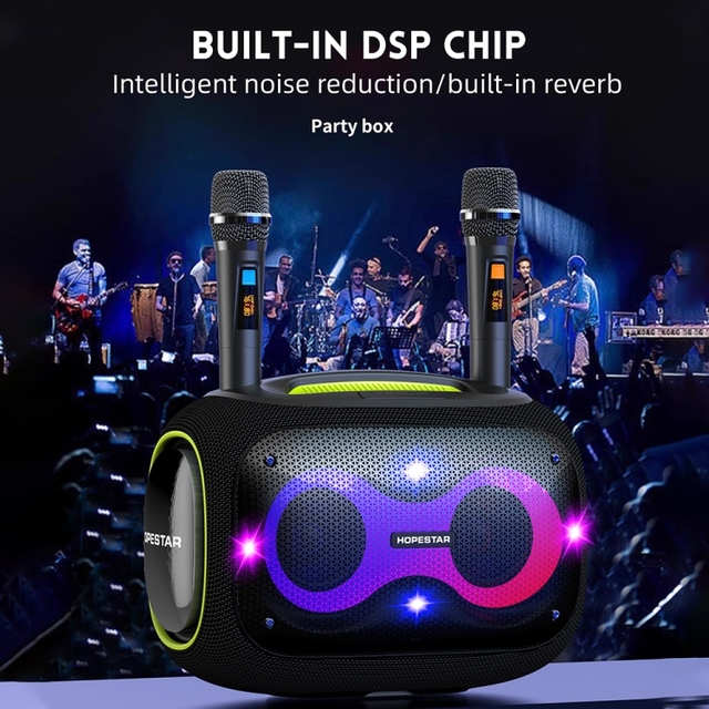 60W High Power Bass Speaker Mini Waterproof Wireless Bluetooth Speaker For Home Party Karaoke And Outdoor Activities