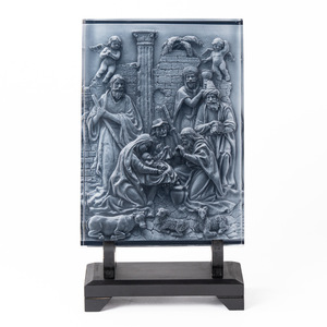Irregular Crystal Engraved Portrait European <b>Retro</b> Style <b>Decorative</b> Craft For Home Office <b>Decoration</b> - Product Image 3