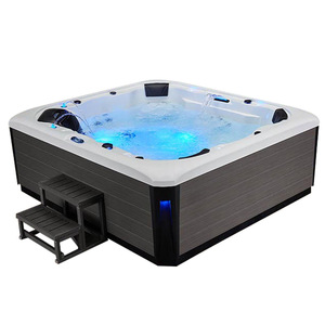 Baignoire <span class=keywords><strong>Spa</strong></span> Rectangulaire Autoportante en Acrylique avec Massage à Bulles et Chauffage Intelligent à Température Constante pour Usage Domestique et Extérieur - Design de Luxe - Product Image 5
