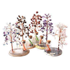 <b>Crystal</b> Money <b>Tree</b> Ornament Bottle Handmade Home Decoration Gift Collection - Product Image 1