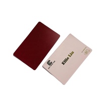 Carte de visite numérique intelligente NFC carte pvc marron personnel de l'entreprise