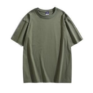 T-shirts personnalisés unisexes écologiques et respirants 50% coton 50% polyester avec impression sérigraphique, pour hommes, vierges, service OEM en gros, motif tricoté - Product Image 1