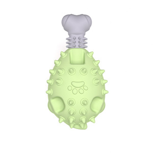 Juguete Masticable para Perros <span class=keywords><strong>de</strong></span> la Marca Kinghon, con Sonido, para Moler los Dientes, en Forma <span class=keywords><strong>de</strong></span> Pierna <span class=keywords><strong>de</strong></span> <span class=keywords><strong>Pollo</strong></span>, <span class=keywords><strong>de</strong></span> <span class=keywords><strong>Goma</strong></span> TPR, Duradero, Tamaño Grande, 8*8*15CM - Product Image 3