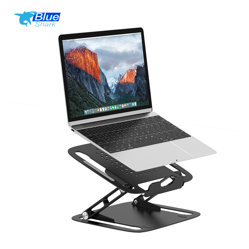 Подставка для ноутбука портативная, офисный многоугольный держатель из алюминиевого сплава с регулируемой высотой