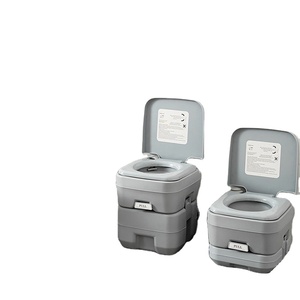 Inodoro Móvil <span class=keywords><strong>de</strong></span> 20L con Salida Única, Inodoro Portátil <span class=keywords><strong>de</strong></span> Plástico para Campamento al Aire Libre, en Oferta - Product Image 3