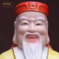 Statue en céramique du Dieu de la Terre et du Riche du Vietnam, Bouddha Feng Shui plaqué or, décoration moderne et simple pour la maison et le salon