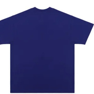 เสื้อยืดคอกลมโอเวอร์ไซส์สีพื้น รอยัลบลู คุณภาพสูง ผ้าคอตตอน 95% สแปนเด็กซ์ 5% สำหรับผู้ชาย ลดราคาพิเศษ - Product Image 2