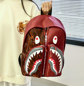 <span class=keywords><strong>Mochila</strong></span> Escolar Nueva para Estudiantes de Secundaria, Estilo <span class=keywords><strong>Bape</strong></span>, Versátil, con Diseño de Grafiti, Unisex, Moderna, con Cierre de Cremallera, de Poliéster - Product Image 5