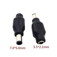 Connecteur adaptateur d'alimentation cc pour HP DELL 7.4mm x 5.0mm 5.5mm x 2.1mm prise femelle ordinateur portable DC Power Bank Dongle avec