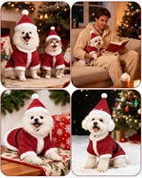 Costumes de Noël pour chiens de petite/moyenne/grande taille, tenues de cosplay de Père Noël pour animaux de compagnie |   Vêtements pour animaux de compagnie confortables et durables pour les vacances