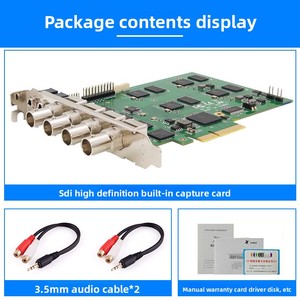 Tianchuang hengda TC 542n4 SDI 4 kênh <span class=keywords><strong>PCI</strong></span> <span class=keywords><strong>E</strong></span> độ nét cao phát sóng trực tiếp chụp thẻ hỗ trợ SDK cho 1080p video máy tính xách tay - Product Image 5