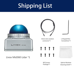 DJI Livox Mid360 360 LiDAR Tarayıcı, Engel Algılama ve Alan Koruması ile CE Sertifikalı - Product Image 3