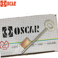 Vente en gros d'usine de clés européennes en laiton de haute qualité clés ébauches outils de serrurier usine OSCAR