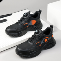 Vente directe d'usine, chaussures de sécurité respirantes et confortables, anti-écrasement, anti-perforation, bottes de protection, élégantes et polyvalentes