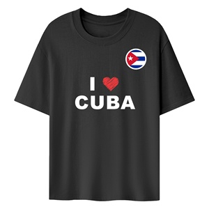 Lightweight and Breathable Cuba Fan <b>T</b>-shirt for Summer Outdoor Gatherings and Matches Promotion - Product Image 1