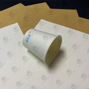 Papier pour gobelets de qualité alimentaire de 150 g/m² à 350 g/m², enduit d'un côté de PE, pour la fabrication de gobelets en papier - Product Image 5