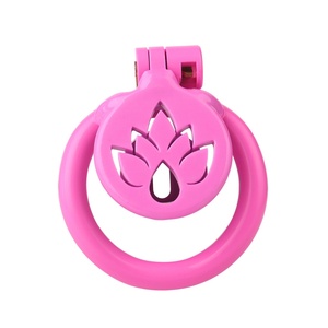 FRRK Flat Resin Chastity Device Negative Cock Cage Penis Bondage Tools Plastic Chastity Lock Penis Cage Sex <b>Toys</b> <b>for</b> <b>Men</b> - Product Image 3