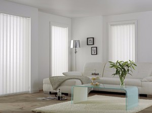 Chaîne de tiges en PVC 100% Polyester occultant, taille de bricolage personnalisée, support de commande manuelle pour stores verticaux de fenêtre française intérieure - Product Image 2