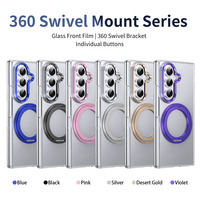 Étui magnétique pliable 360° pour Samsung Galaxy Z Fold 8 Ultra PC °   Support rotatif en métal compatible avec Z Fold 7 8, antichoc