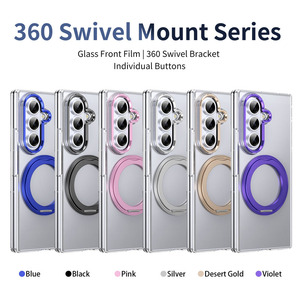 Funda Magnética Plegable 360 para <span class=keywords><strong>Samsung</strong></span> Galaxy Z Fold 8 Ultra PC °   Soporte de Anillo Metálico Giratorio Compatible con Z Fold 7 8, Resistente a Impactos - Product Image 5
