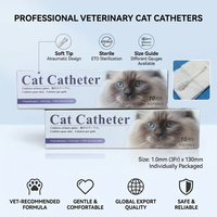 Équipement vétérinaire, cathéter jetable pour chat, marqueur radiopactique, tube urinaire félin