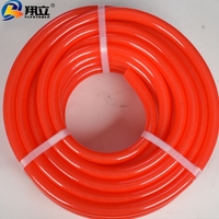 Tuyau transparent 5/32 2 pouces, tuyau renforcé en fibre de PVC haute pression, transfert d'eau/d'air, irrigation, anti-UV, 10 bars, 100 m, 6 mm