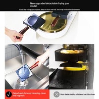 SEMIKON - Machine à œufs entièrement automatique multifonctionnelle intelligente de luxe en acier inoxydable, capacité de 50 œufs, pour faire des omelettes