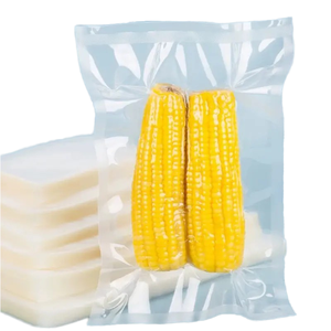 Bolsa <span class=keywords><strong>de</strong></span> Vacío Transparente <span class=keywords><strong>de</strong></span> Nylon PE Impresa Personalizada para Alimentos Congelados, Bolsa <span class=keywords><strong>de</strong></span> Plástico PE Laminada <span class=keywords><strong>de</strong></span> Tres Lados para Hamburguesas, Fideos y Bocadillos - Product Image 1