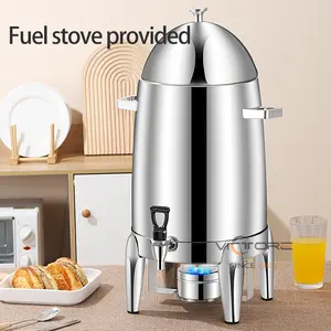 High Capacity Milk Dispenser Juice Dispenser Buffet Stainless Steel Coffee Urn 19L