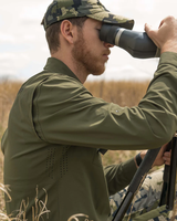 Chemise décontractée à manches longues en nylon pour la chasse, la pêche et les activités de plein air, séchage rapide, respirante, résistante à l'usure