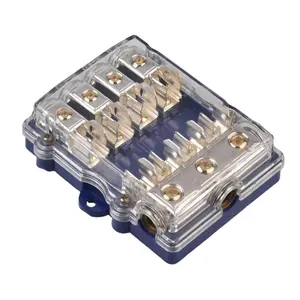 Custom Car Audio ANS Midi Fuse Holder 1/2/3/4 way 1 in 3 Out Auto Audio Fuse Holder Mini Inline Car Fuse Holder